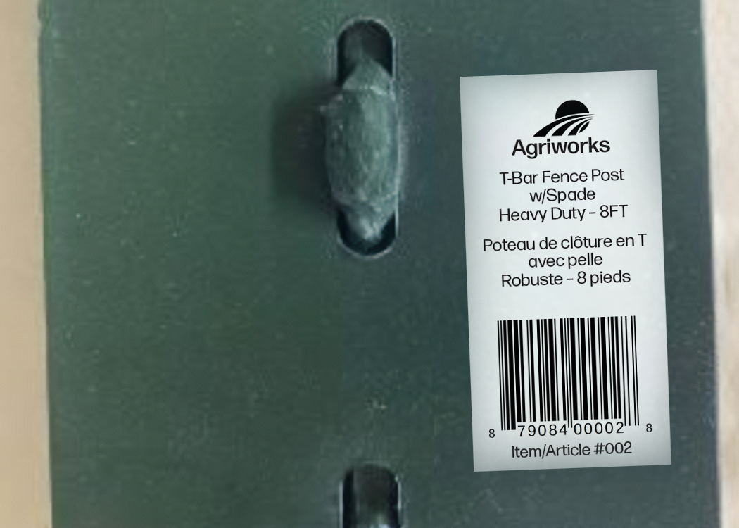 Heavy Duty Fence Post with Spade 8 feet