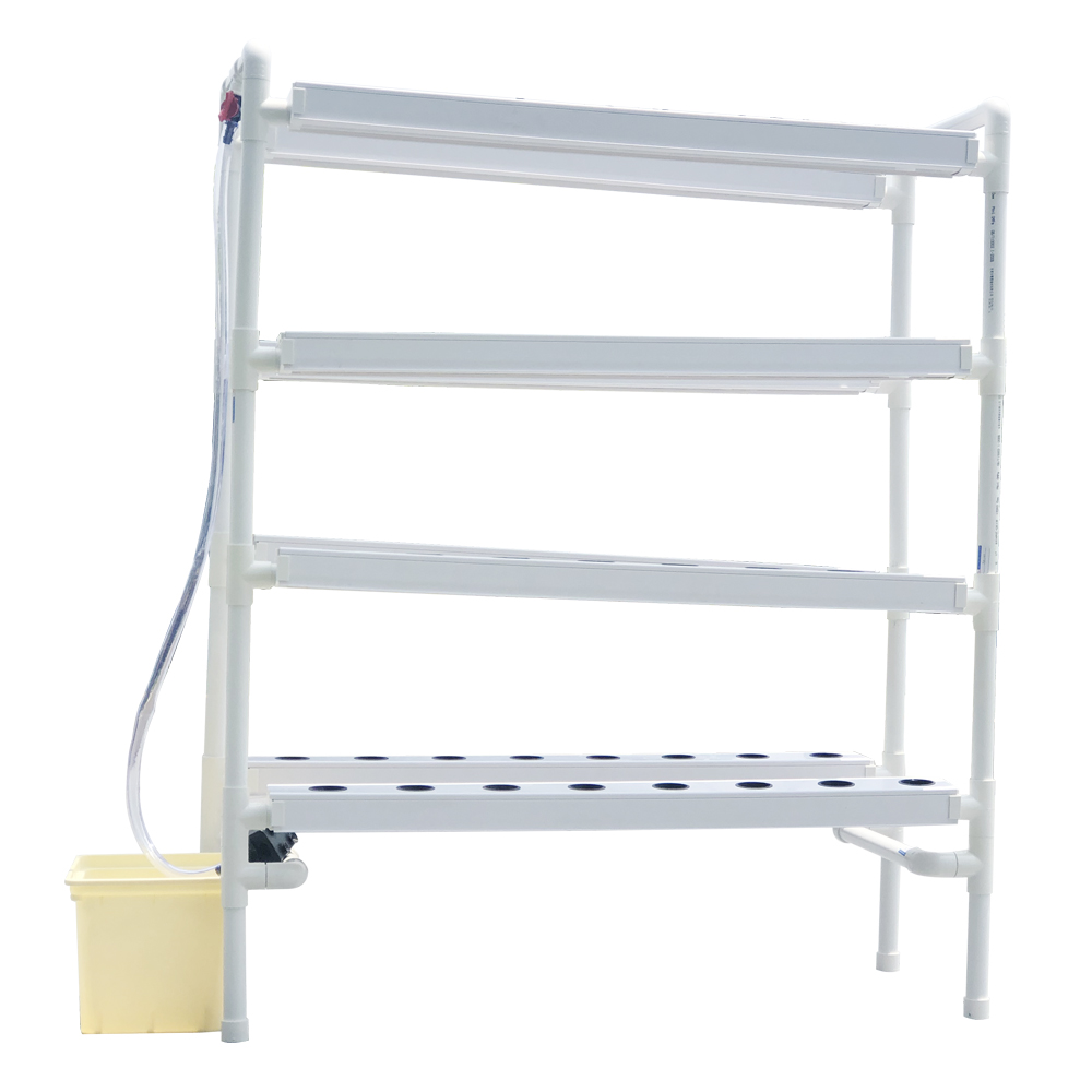 Hydroponic system detail view